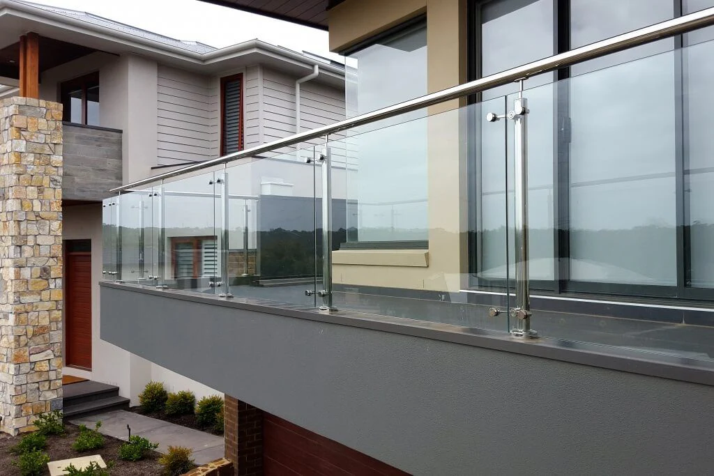 Laminated glass balcony railing project in Indiranagar Bengaluru
